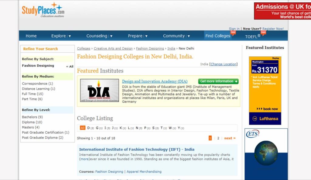 Fashion Design Delhi | StudyPlaces
