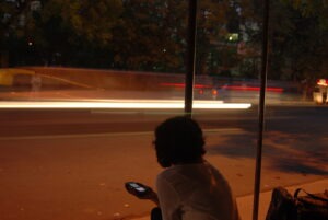 waiting in motion